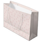 Aardbeien Minimalisme Groot Cadeauzakje (Voorkant Gekanteld)