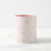 Aardbeien Minimalisme Mok (Midden)