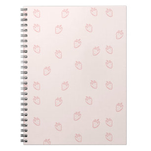 Aardbeien Minimalisme Notitieboek