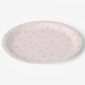 Aardbeien Minimalisme Papieren Bordje (Gekanteld)