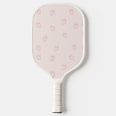 Aardbeien Minimalisme Pickleball Paddle (Achterkant)