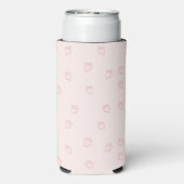 Aardbeien Minimalisme Seltzer Blikjeskoeler (Seltzer Achterkant)