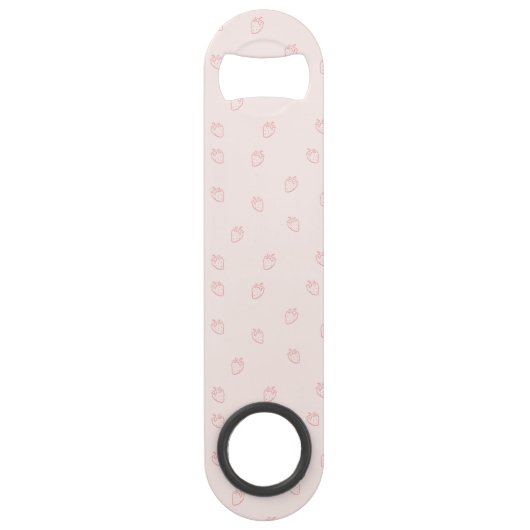 Aardbeien Minimalisme Speed Flessenopener (Voorkant)