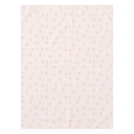 Aardbeien Minimalisme Tafelkleed (Voorkant)