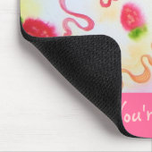 Aardbeien Moederdag Muismat (Hoek)