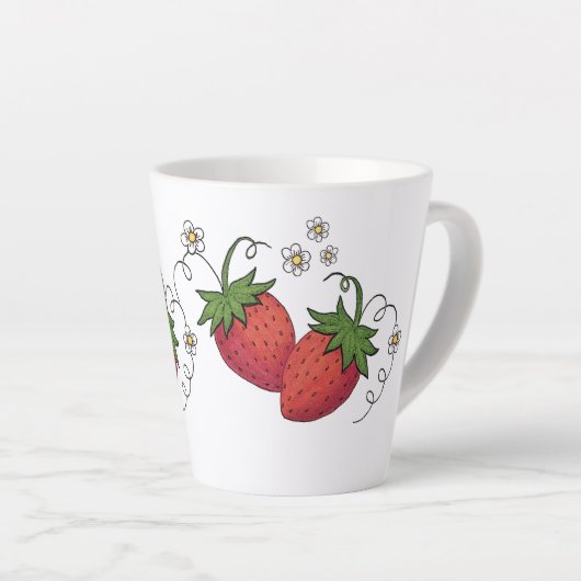 Aardbeien Mok (Rechterhoek)