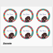 Aardbeien, Mole Kinder Celebration Sticker (Vel)
