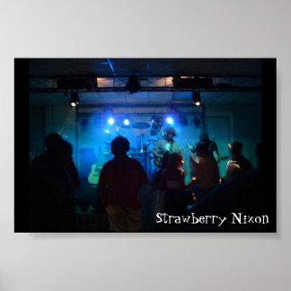 Aardbeien Nixon Poster