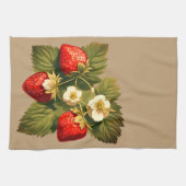  aardbeien NO2 Theedoek (Horizontaal)