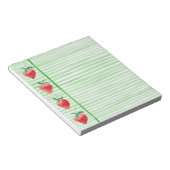 Aardbeien Notitieblok (Schuin)