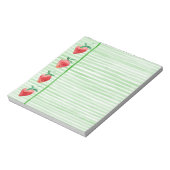 Aardbeien Notitieblok (Linkerzijde)