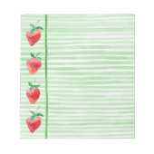 Aardbeien Notitieblok (Voorkant)
