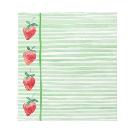 Aardbeien Notitieblok (Voorkant)