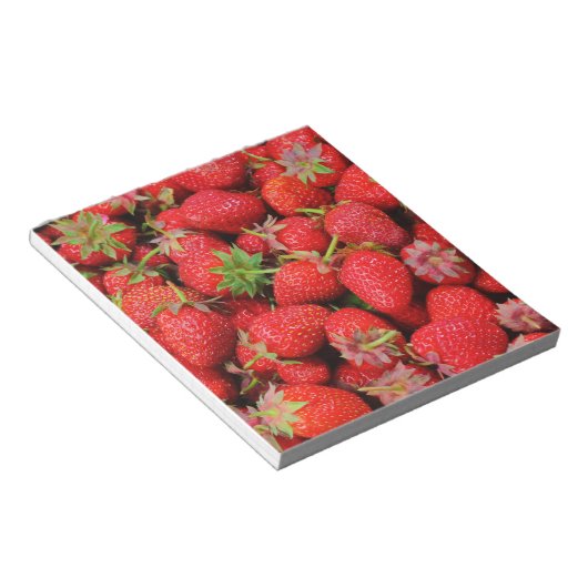 Aardbeien Notitieblok (Schuin)