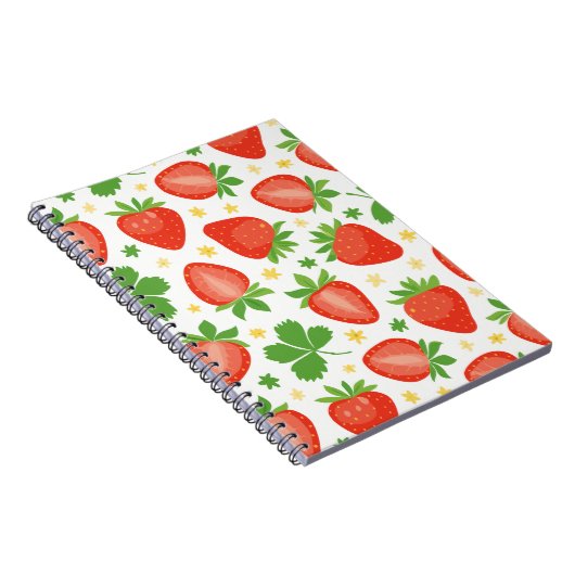 Aardbeien notitieboek (Rechterzijde)