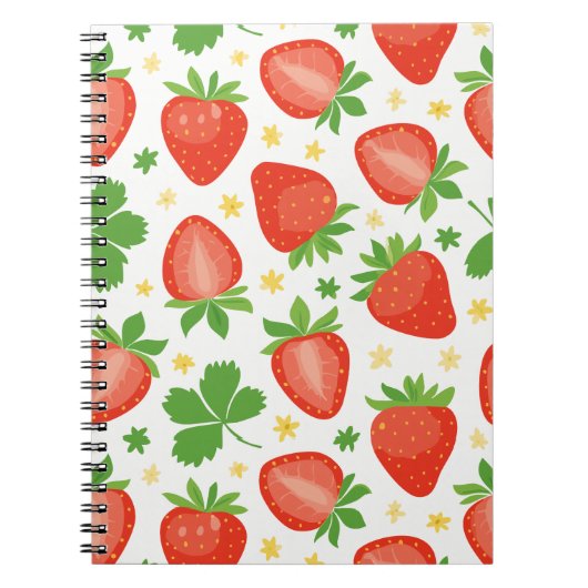 Aardbeien notitieboek (Voorkant)