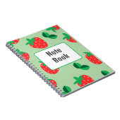 Aardbeien Notitieboek (Rechterzijde)