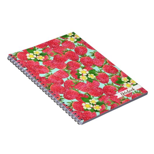 Aardbeien Notitieboek (Rechterzijde)