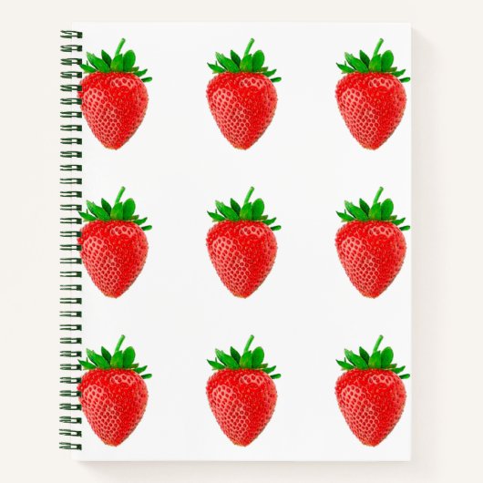 Aardbeien Notitieboek (Voorkant)