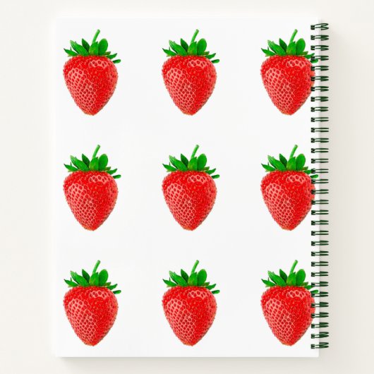 Aardbeien Notitieboek (Achterkant)