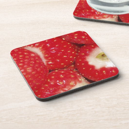 Aardbeien Onderzetters (Linkerzijde)