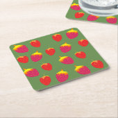 Aardbeien Onderzetters (Schuin)