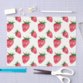 Aardbeien (Ontwerp 50 Rood Serie) Tissuepapier (Craft)