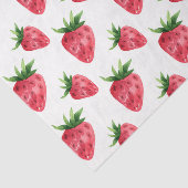 Aardbeien (Ontwerp 50 Rood Serie) Tissuepapier (Detail)