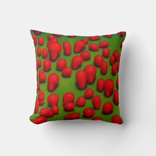 Aardbeien OntwerpSierkussen Kussen