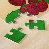 Aardbeien op een vertakking en Dragonfly Legpuzzel (Zijkant)
