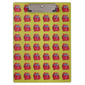 aardbeien op goudvlotten klembord (Voorkant)