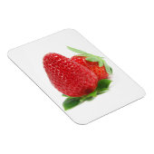 Aardbeien op wit magneet (Rechterzijde)