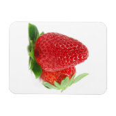Aardbeien op wit magneet (Horizontaal)