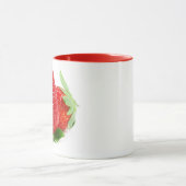 Aardbeien op wit mok (Midden)