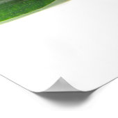 Aardbeien op wit poster (Hoek)