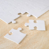 Aardbeien op zwart over wit 16x20 520pc jpcna legpuzzel (Zijkant)