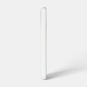 Aardbeien op zwart over witte suiker samsung galaxy hoesje (Linkerkant)