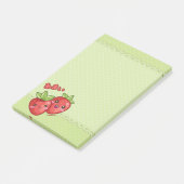 Aardbeien Opmerkingen Post-it® Notes (Schuin)