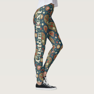 Aardbeien Paisley Pattern-Leggings Leggings