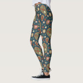 Aardbeien Paisley Pattern-Leggings Leggings (Links)