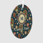 Aardbeien Paisley Pattern Ornament (voorkant)
