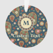 Aardbeien Paisley Pattern Ornament (voorkant)