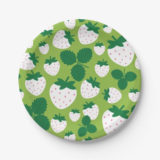Aardbeien Papier Bord (Voorkant)