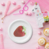 Aardbeien Papieren Bordje (Feest)