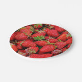 Aardbeien Papieren Bordje (Gekanteld)