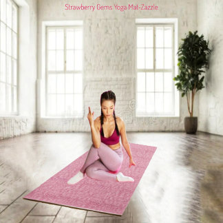 Aardbeien Pareltjes Yogamat