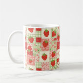 Aardbeien Patchwork Picknick (4) Koffiemok (Links)