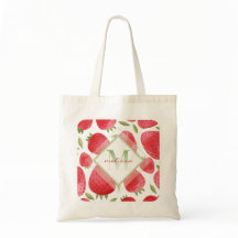 Aardbeien Patroon 🍓 Aardbei Monogram
