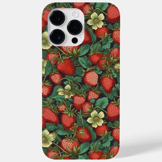Aardbeien Patroon Case-Mate iPhone Case (Achterkant)