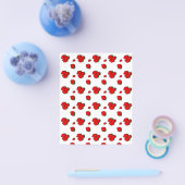 Aardbeien Patroon Papier Flyer Sjabloon (Enkel)